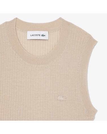 JERSEY DE PUNTO ACANALADO LACOSTE
