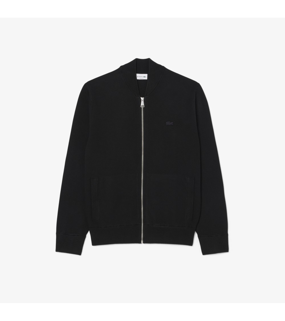 CHAQUETA BOMBER DE PUNTO LACOSTE