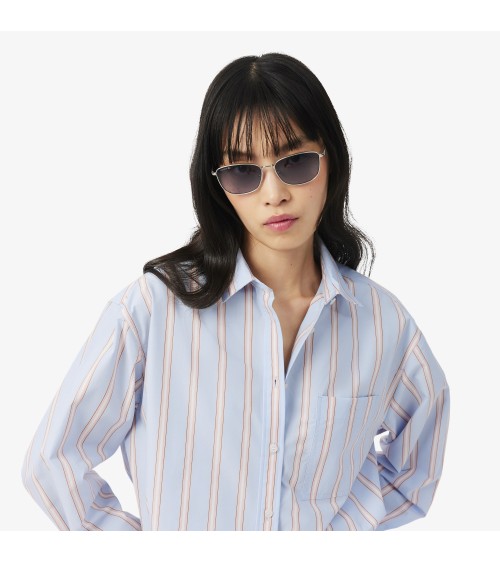 CAMISA OVERSIZE DE RAYAS LACOSTE