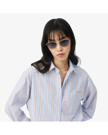 CAMISA OVERSIZE DE RAYAS LACOSTE