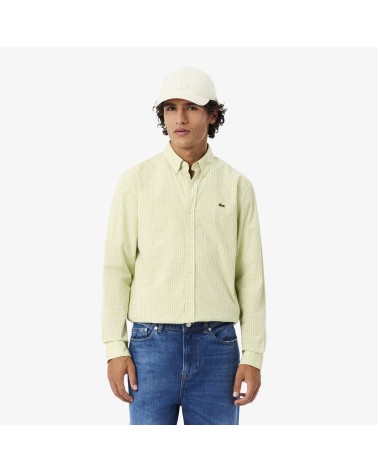 CAMISA CUADRO VICHY LACOSTE