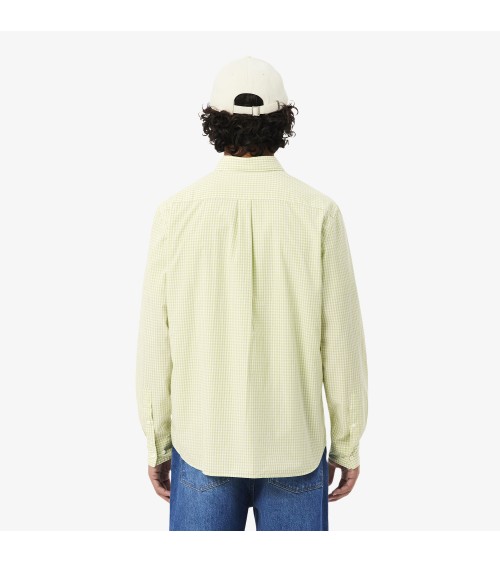 CAMISA CUADRO VICHY LACOSTE