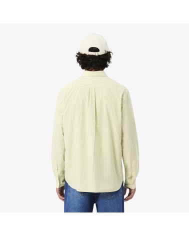 CAMISA CUADRO VICHY LACOSTE