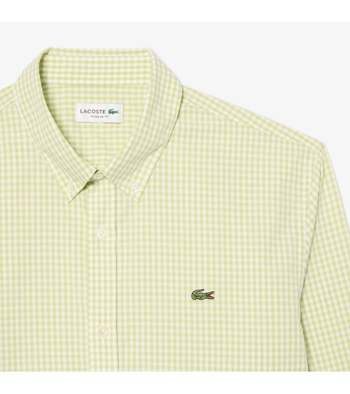 CAMISA CUADRO VICHY LACOSTE