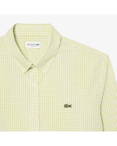 CAMISA CUADRO VICHY LACOSTE