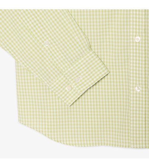 CAMISA CUADRO VICHY LACOSTE