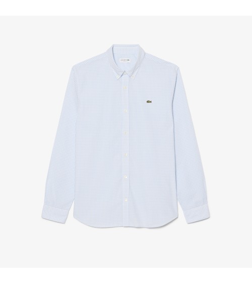 CAMISA CUADRO VICHY LACOSTE