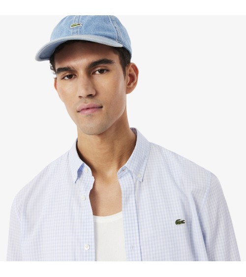 CAMISA CUADRO VICHY LACOSTE