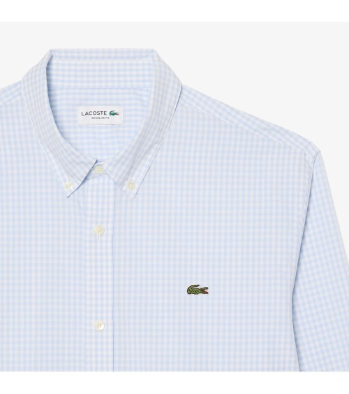 CAMISA CUADRO VICHY LACOSTE