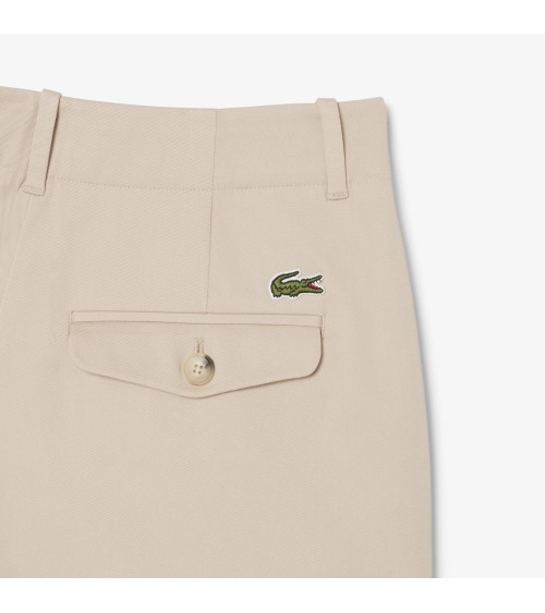 BERMUDAS CON PINZAS LACOSTE
