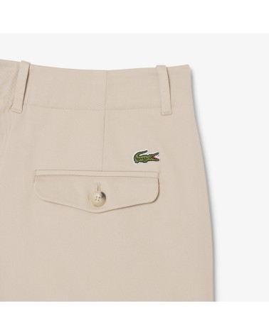 BERMUDAS CON PINZAS LACOSTE