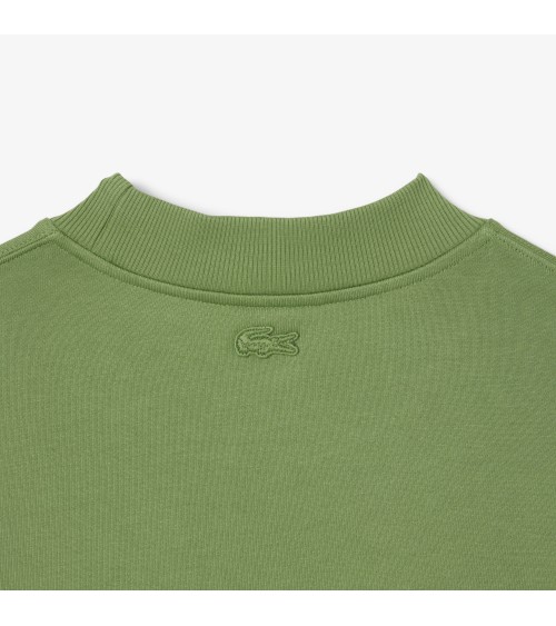SUDADERA OVERSIZE LOGO PISTA DE TENIS BORDADO LACOSTE