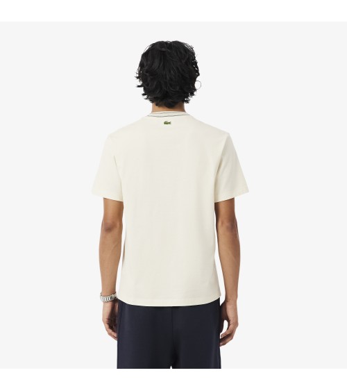 CAMISETA CON CUELLO A CONTRASTE LACOSTE