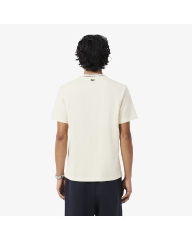 CAMISETA CON CUELLO A CONTRASTE LACOSTE