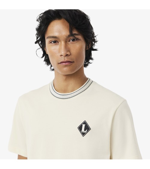 CAMISETA CON CUELLO A CONTRASTE LACOSTE