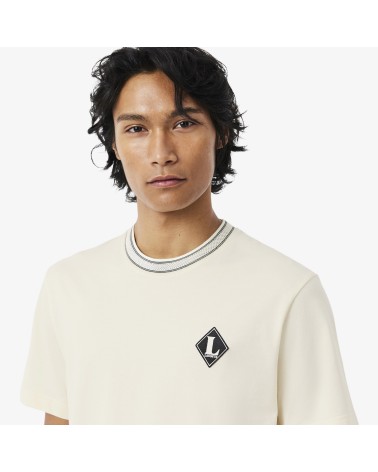 CAMISETA CON CUELLO A CONTRASTE LACOSTE