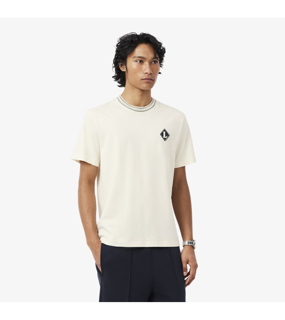 CAMISETA CON CUELLO A CONTRASTE LACOSTE