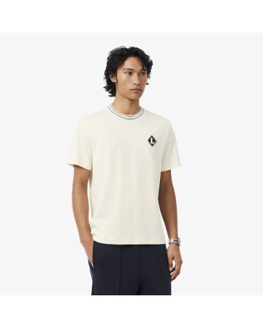 CAMISETA CON CUELLO A CONTRASTE LACOSTE