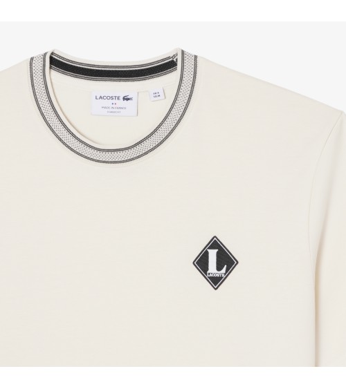 CAMISETA CON CUELLO A CONTRASTE LACOSTE