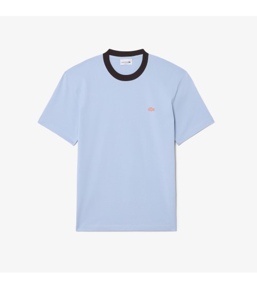 CAMISETA CUELLO Y LOGO A CONTRASTE LACOSTE
