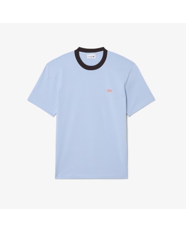 CAMISETA CUELLO Y LOGO A CONTRASTE LACOSTE