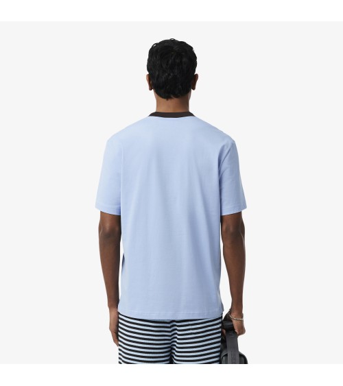 CAMISETA CUELLO Y LOGO A CONTRASTE LACOSTE