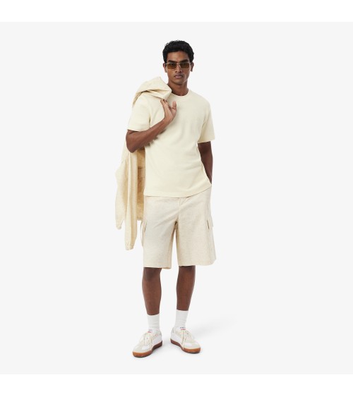CAMISETA ENCAJE CON LOGO A TONO LACOSTE