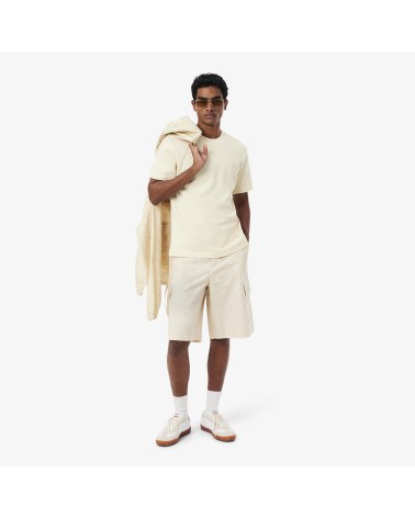 CAMISETA ENCAJE CON LOGO A TONO LACOSTE