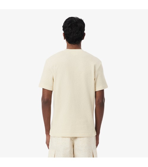 CAMISETA ENCAJE CON LOGO A TONO LACOSTE