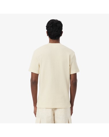 CAMISETA ENCAJE CON LOGO A TONO LACOSTE