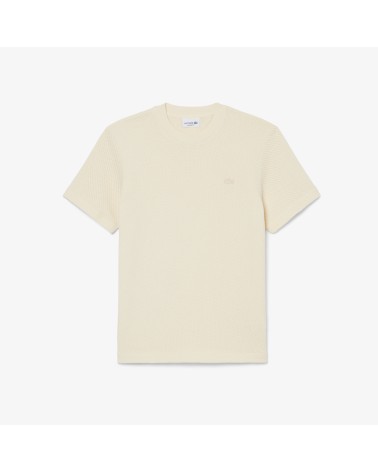 CAMISETA ENCAJE CON LOGO A TONO LACOSTE
