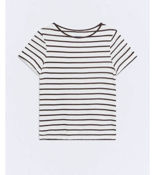 CAMISETA EN MEZCLA DE LINO ESEOESE