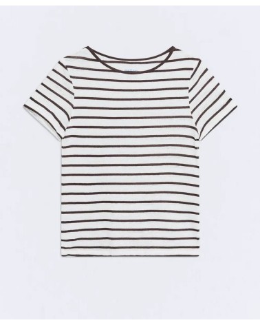 CAMISETA EN MEZCLA DE LINO ESEOESE
