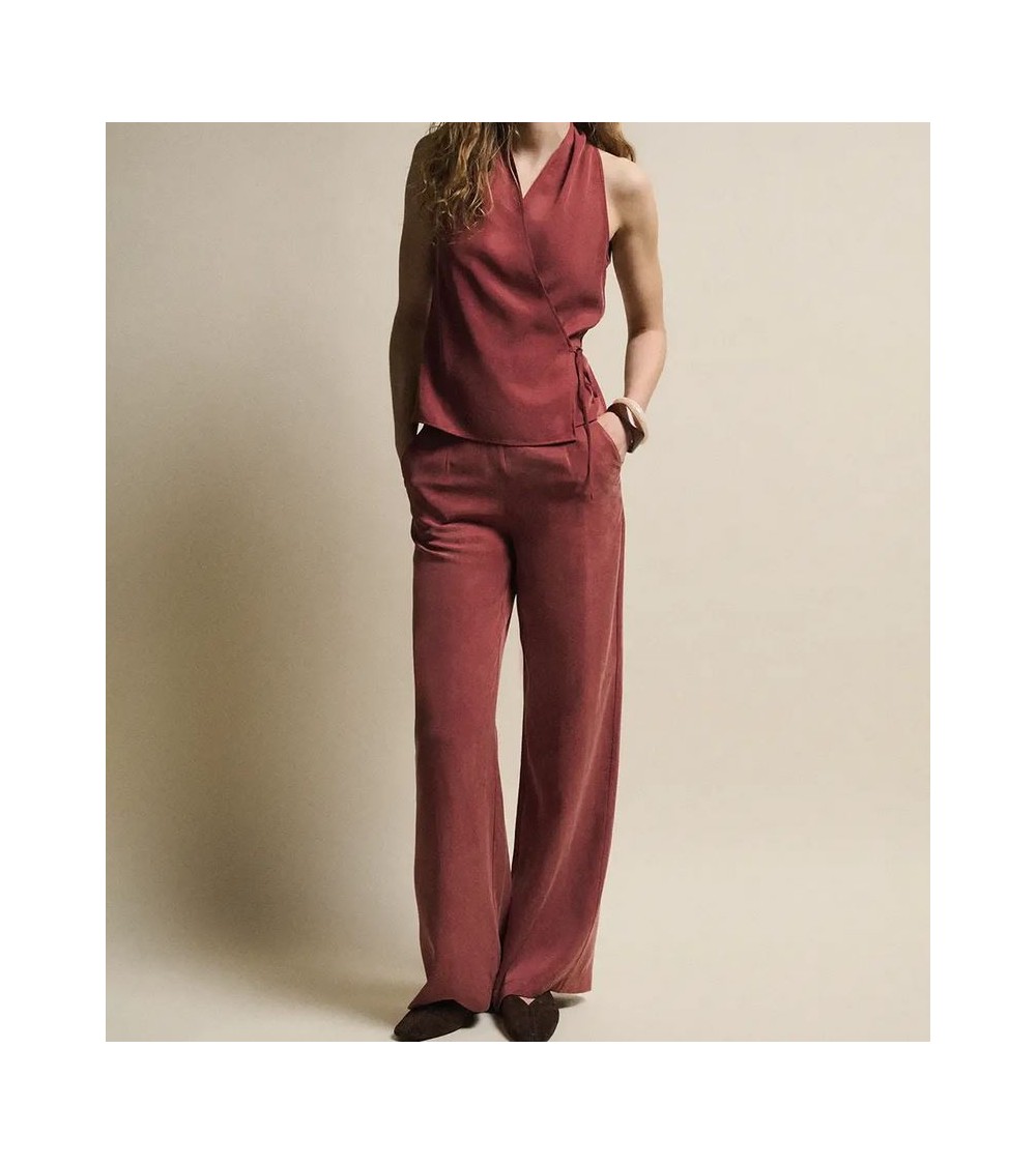 PANTALÓN CANNES TERRACOTA CONJUNTO DOS PIEZAS ESEOESE