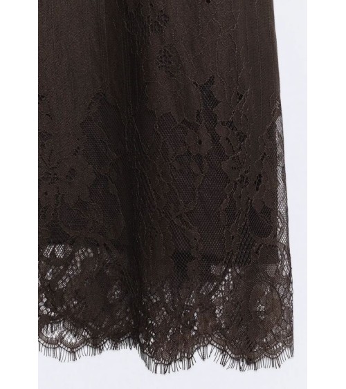 VESTIDO AMANDA CHOCOLATE ESEOESE