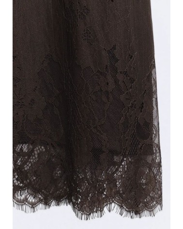 VESTIDO AMANDA CHOCOLATE ESEOESE