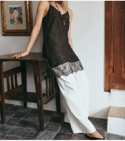 VESTIDO AMANDA CHOCOLATE ESEOESE