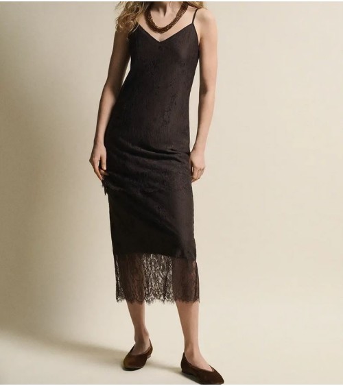 VESTIDO AMANDA CHOCOLATE ESEOESE