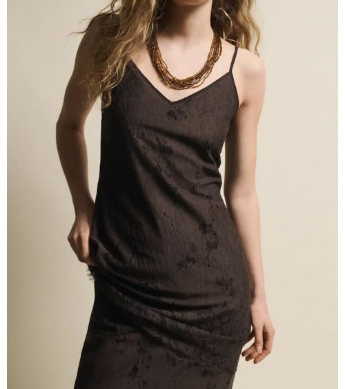 VESTIDO AMANDA CHOCOLATE ESEOESE