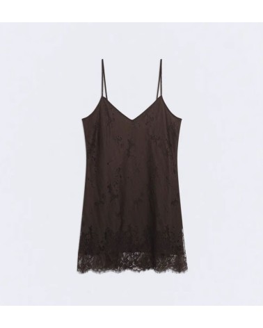 VESTIDO AMANDA CHOCOLATE ESEOESE