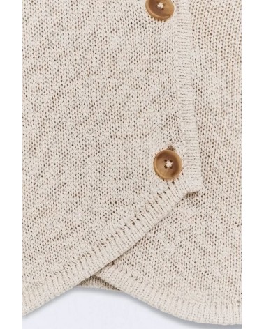 CHALECO TOP SABBIA DE PUNTO ESEOESE
