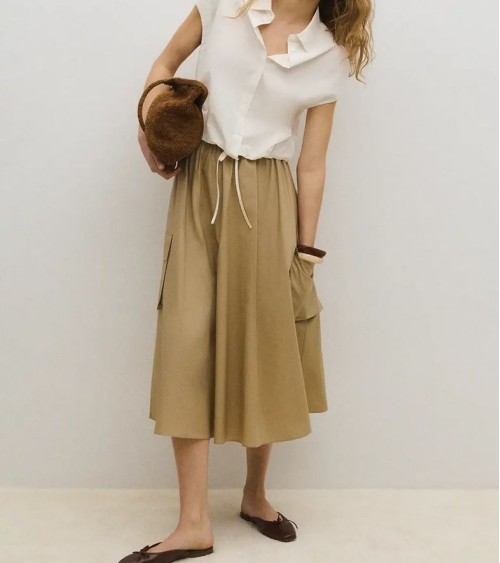 FALDA DAKAR CAMEL ESEOESE