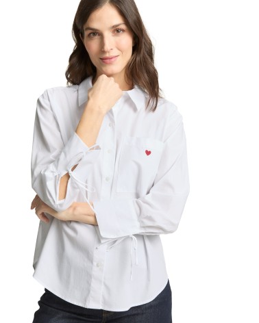 CAMISA OVERSIZE CORAZÓN TOM TAILOR