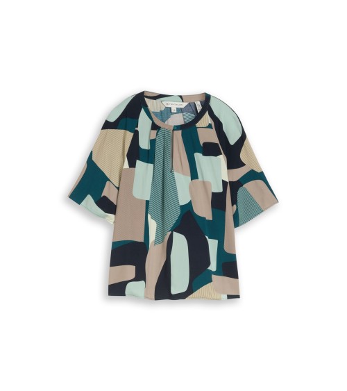BLUSA ESTAMPADA TEJIDO FLUIDO TOM TAILOR