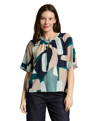 BLUSA ESTAMPADA TEJIDO FLUIDO TOM TAILOR