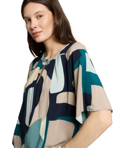 BLUSA ESTAMPADA TEJIDO FLUIDO TOM TAILOR