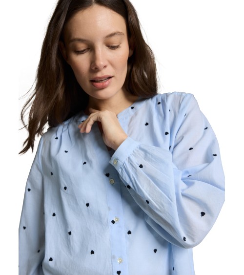 CAMISA CUELLO MAO CORAZONES TOM TAILOR