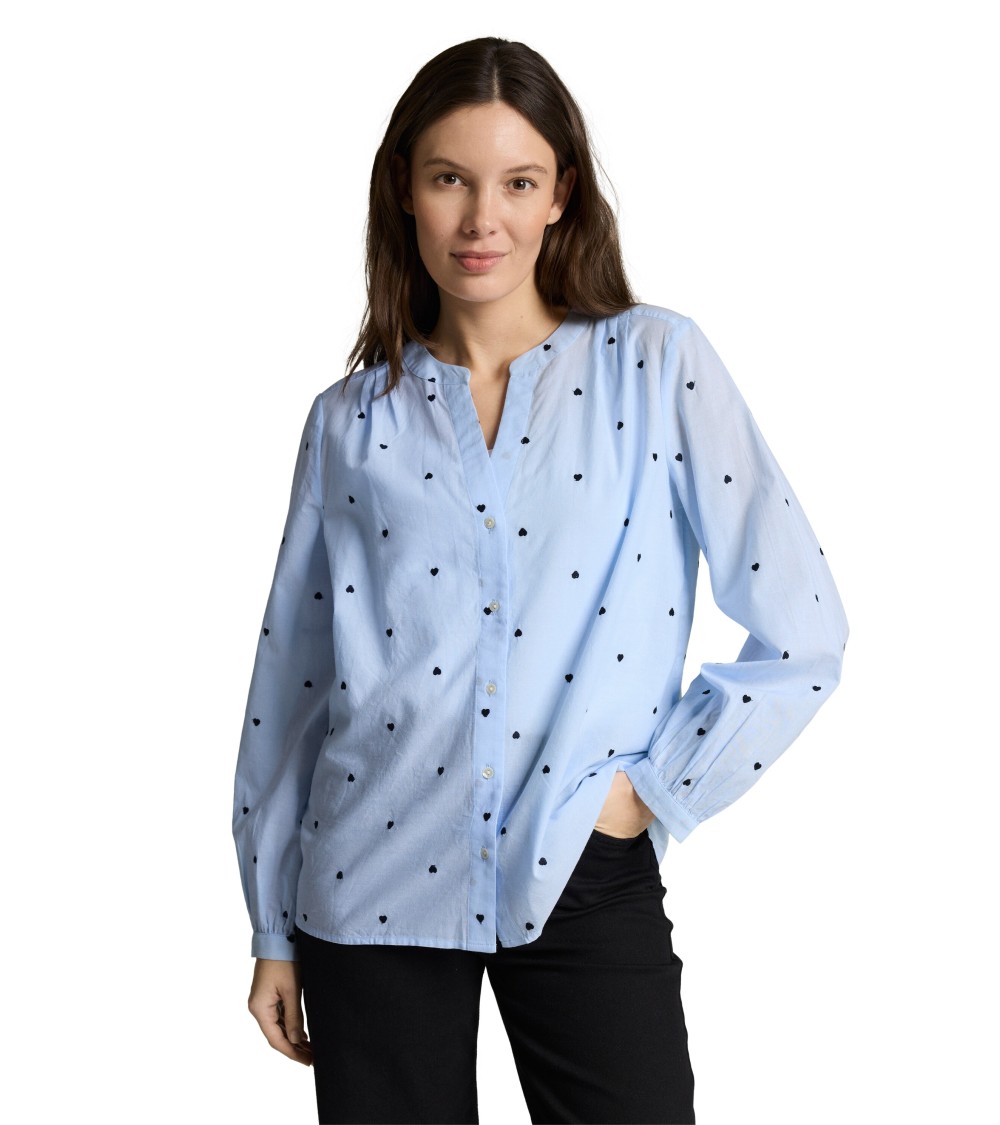 CAMISA CUELLO MAO CORAZONES TOM TAILOR