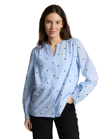 CAMISA CUELLO MAO CORAZONES TOM TAILOR