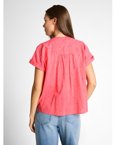 BLUSA PLUMETI DE MANGA CORTA TOM TAILOR